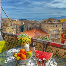 Corfu Panoramic View All The City