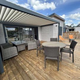 Chalet standing avec piscine chauffée, 4 couchages, proche plage et commerces, WIFI inclus - FR-1-361-527