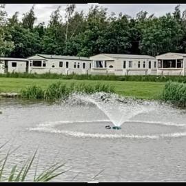 Two bedroom Blue Caravan