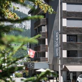 Studio im Hotel Des Alpes، فندق في فليمس