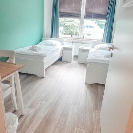 Zweibettzimmer "Grün" in zentraler Lage，布萊梅的飯店