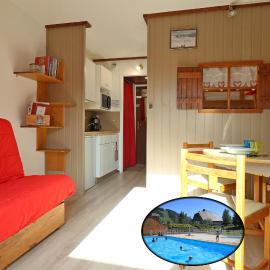 Studio 4 personnes, pied des pistes ski et VTT, hotel in Métabief