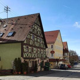 Metzgerei und Pension Wolz, hotel u gradu Langenburg