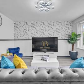 Stylish 3 bed in great location - BTA Homes Serviced Accommodation Wolverhampton, hotell sihtkohas Fallings Park