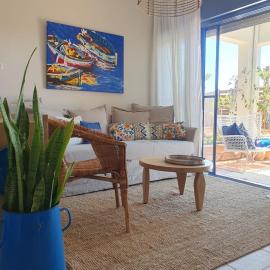 The Turquoise Suite on the Sea Trail, Atlit, hotel i Atlit