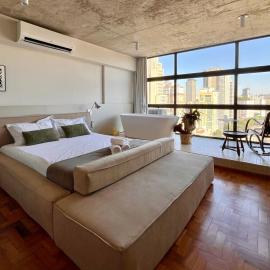 ALTO 26-Mirante luxuoso com banheira no centro SP