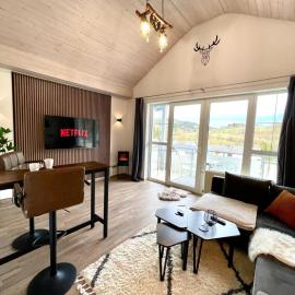 Gemütliche Balkon-Oase mit Blick auf Skywalk, hotell i Stryck