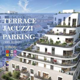 Résidence Abraham-Guest Room 1 LaDéfense U-Arena #Terasse #Fibre #View, hotell sihtkohas Colombes
