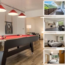 Elbling Appartement for 4 People - Billiards - 2 Bedrooms - 2 Bathrooms - Balcony with Mosel View - Parking - Wine Barrel Bar - Fully Equipped Kitchen - Netflix - WaipuTV - 3 km from Cochem