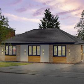 Brand New 4 Bed Deluxe Modern Villa - Sleeps 9 - Private Parking & Garden