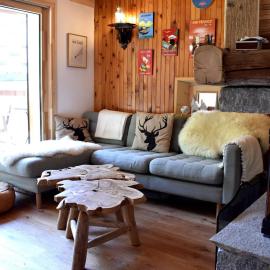 Chalet 5 pièces pour 12 pers. avec cheminée et animaux acceptés