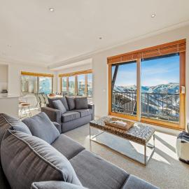 Mount Hotham में, होटल Schnapps Penthouse Ski Apt with Undercover Parking