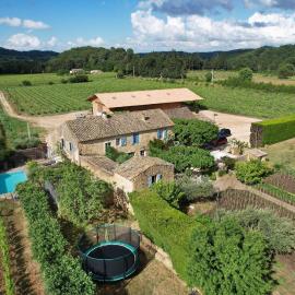 gite de caractere au calme au milieu des vignes avec piscine et jaccuzi