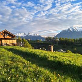Chalet Bergtraum, hotel v destinácii Eischoll