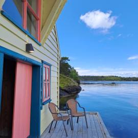 Svanøy में, होटल Bay View Island Room - Svanøy