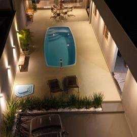 casa inteira com 3 suites e área de lazer