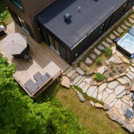 Chalet Listra peace & spa - 16 min to Tremblant, hotell i La Conception