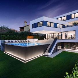 Villa Lucy Banjole for 12 people near Medulin with heated indoor pool & spa just 400 meters from the beach, hotel a Banjole
