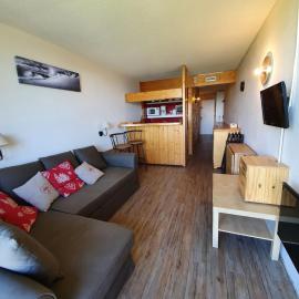 Studio cabine rénové 30m², Les Arcs 2000, capacité 4 personnes, balcon - FR-1-346-574, hotell sihtkohas Arc 2000