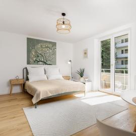 Design-Apartment in Linz mit Balkon