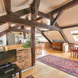 Rustic Bohemian Duplex in Meudon