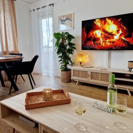 Sonnenhang im Boho-Stil mit Balkon, 500m zum See, 2 Schlafzimmer, hotel a Möhnesee