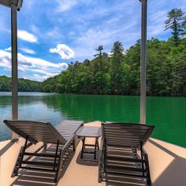 Misty Trail Lakehouse - Morganton, GA - Take in Beautiful Lake Views, Warm Up in the Private Sauna, Challenge Friends in the Arc