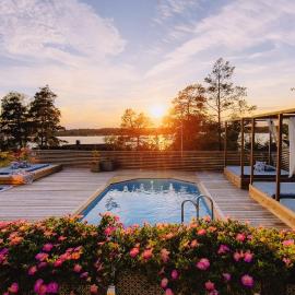 Vallentuna में, होटल Privat Spirit Spa Villa