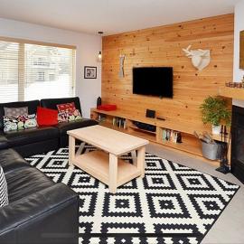 Super Condo ski et vélo 2 min Mont-Ste-Anne, hotell i Beaupré