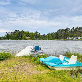 Rhinelander Vacation Rental w/ Yard on Venus Lake!, Hotel in Rhinelander