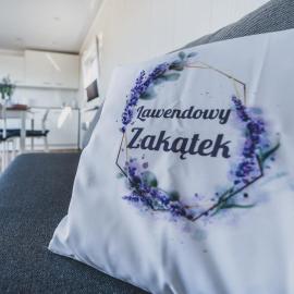 Lawendowy Zakątek domek nr 1 z balią