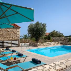 Villa Vasiliki Private Heated Pool with Sea View