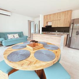 Cabaña 5 Playa Piso 1- Palmar De Los Vientos-San Bernardo del Viento, hotel a Pueblo Coco