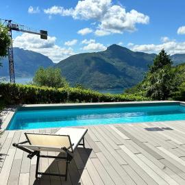 Villa Martino pool and lake view, Hotel in Lugano