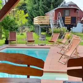 Eisenbahnromantik im Urlaub, hotel v destinácii Heinsdorfergrund