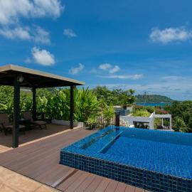 Kata Gardens Penthouse sea view 4C near Kata Noi Beach