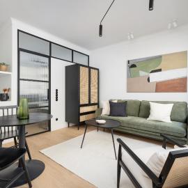 Olive & Linen Oasis - Cozy 1BR for 3 - Main Square