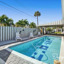 Modern condo wpool patio, hotel in Deerfield Beach