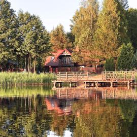 CzillasOrle luksusowy dom nad samym brzegiem jeziora Orle koło Augustowa