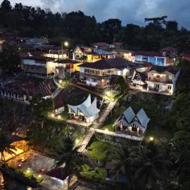 Vandu's View Guest house & Restaurant, hotelli Tuk Tukissa