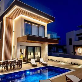 Santa Barbara Seafront villas w jacuzzi pool, hotel din Paphos