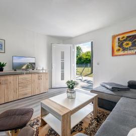 Blauer Bungalow