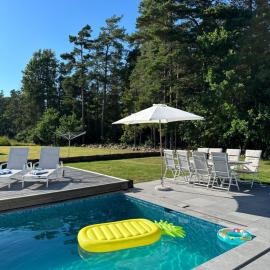 Trivsam villa med pool