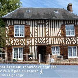 La Halte de la Hunière - Jardin - Central - Garage, hôtel à Vimoutiers