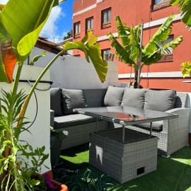 Agradable casa con terraza: La Laguna şehrinde bir otel