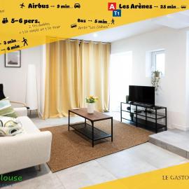 ORBIS - "Le Gaston douillet" - Clim - WiFi - Plein centre - Cour intérieure, hotel in Tournefeuille