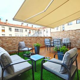 Piso céntrico Santiago de Compostela con terraza