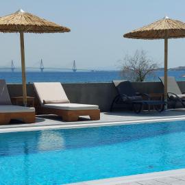 Santa Domenica Nafpaktos - Rooms and Apartments by the Sea, hotel in Nafpaktos