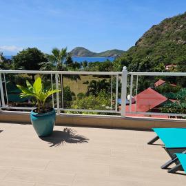 Villa Célyote - Haut de villa, vue mer, à 150m de la plage Anse Figuier