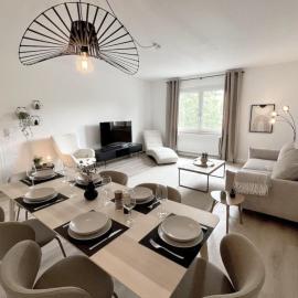 Design am Rhein I Traumlage Rheinufer I 3BR I Küche I öffentl Parkplätze I helloYOU apartments x BRIGHT Collection, hotel u gradu Bingen na Rajni